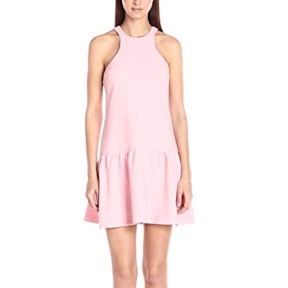 New Likely Leila Flounce Pink Dress